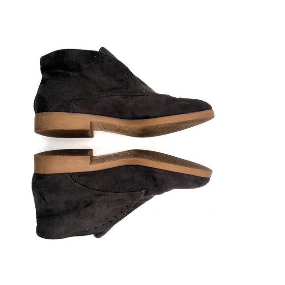 INDIGO RD Womens Dark Gray Faux Suede Chukka Boots Size 9M Ankle Booties - Picture 3 of 14